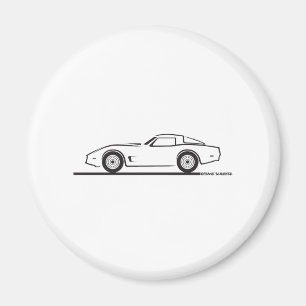 Imã 1980-82 Chevrolet Corvette
