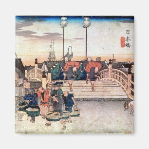Imã 1. 日本橋, 広重 Nihonbashi, Hiroshige, Ukiyo-