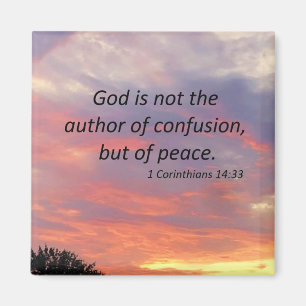 Imã 1 14:33 dos Corinthians