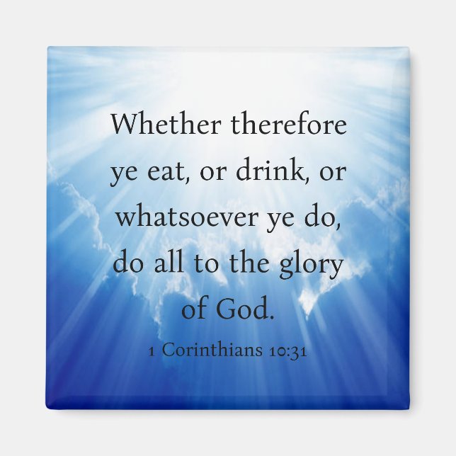 Imã 1 Corintianos 10:31 (Frente)