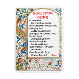 Ímã #1 da oração do Natal (Donald Trump)