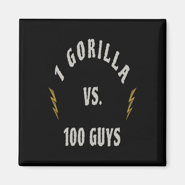 Imã 1 Gorila vs. 100 Homens (Frente)