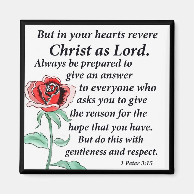 Imã 1 Peter 3:15 (Frente)