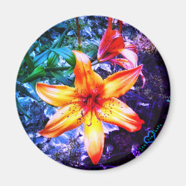 IMÃ 1DAYLILLY MAGNET