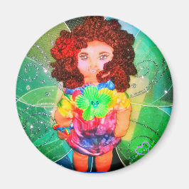 IMÃ 1FAERL DOLL GREEN MAGNET