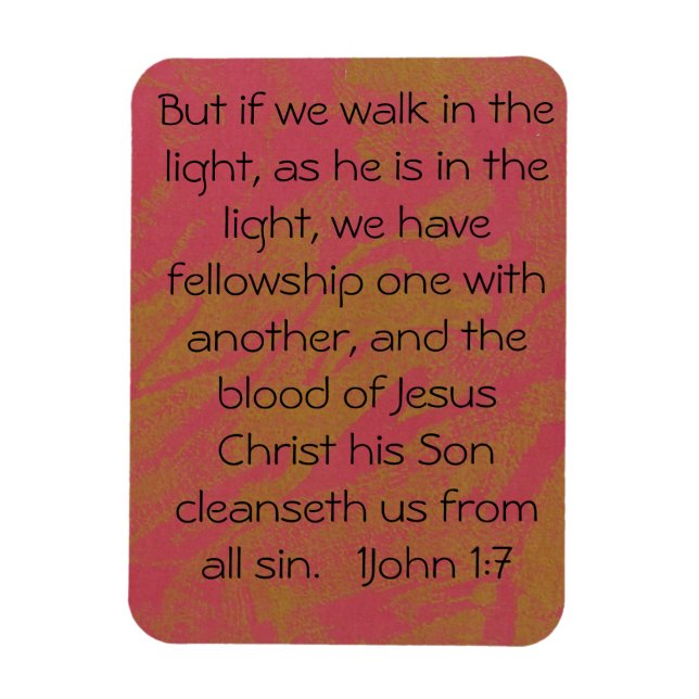Ímã 1Imagem de script John1:17 (Vertical)