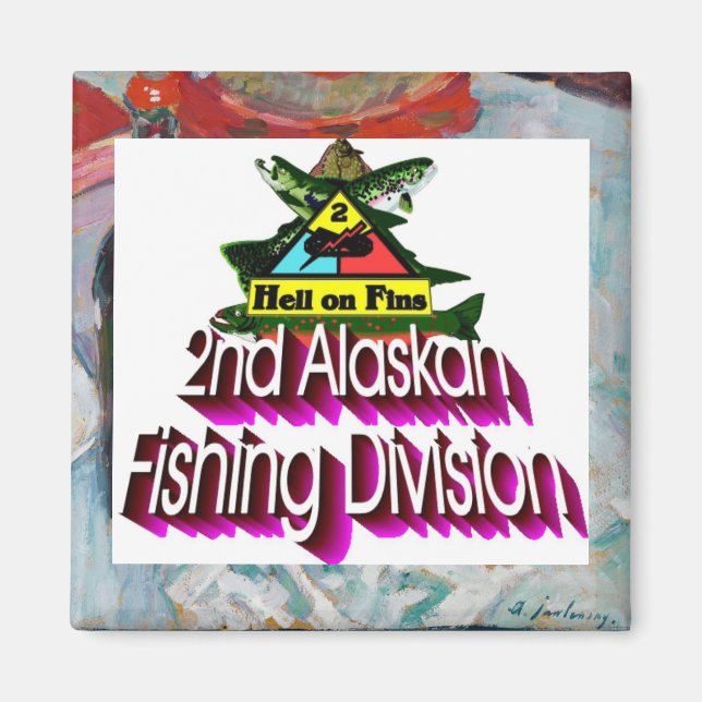 Imã 2ª Divisão de Pesca do Alasca Inferno nas Barbatan (Frente)