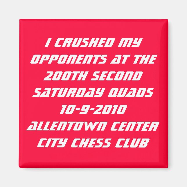 Imã 200th Allentown Quads (Frente)