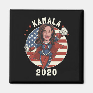 Imã 2020 Super-Herói Vote Kamala Harris Joe Biden Pres