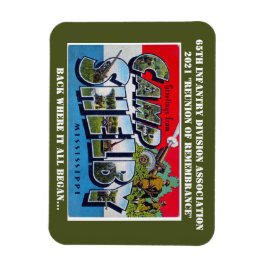 Ímã 2021 65ª REUNION - 3" x 4" - Imagem flexível