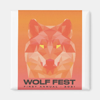 Imã 2021 Wolf Fest Magnet