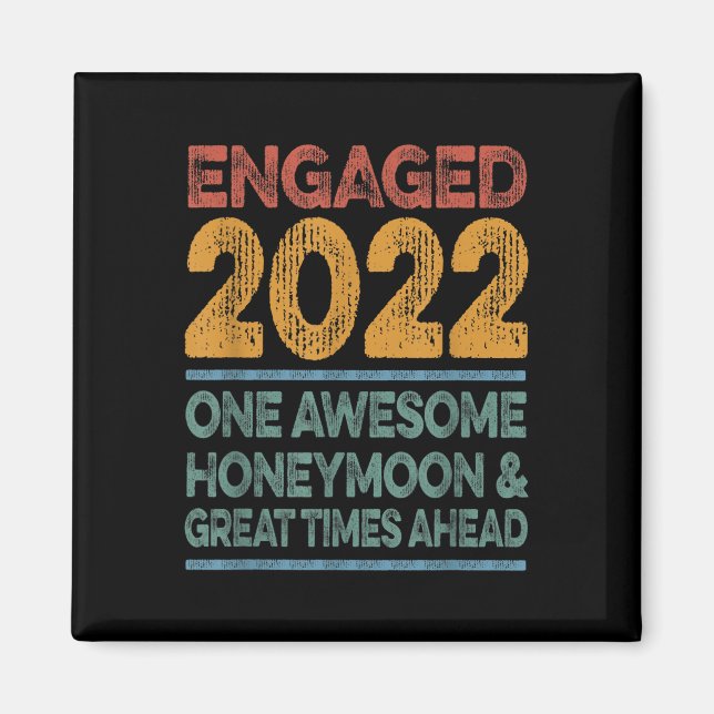 Imã 2022 Noivado Incrível Noiva de Lua de Honeymoon Br (Frente)
