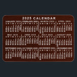 Ímã 2023 Ano Calendário Mensal Madeira Marrom Grãos Si<br><div class="desc">Este ímã flexível do calendário para 2023 anos mostra os dias da semana para cada mês em branco num design de fundo castanho com um ligeiro efeito de grãos de madeira. É o calendário mensal de ímãs flexível perfeito se você está procurando uma sensação um pouco rústica, mas profissional. Saiba...</div>