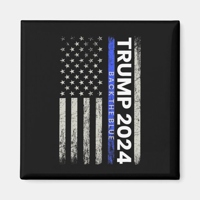 Imã 2024 Devolve A Polícia Da Linha Azul Thin Blue - A (Frente)
