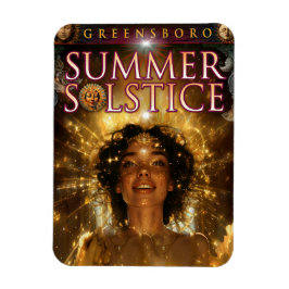 Ímã 2024 Greensboro Summer Solstice Souvenir