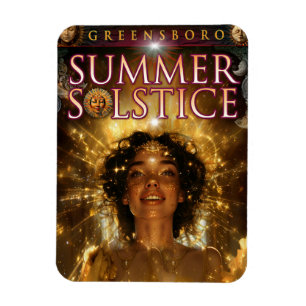Ímã 2024 Greensboro Summer Solstice Souvenir