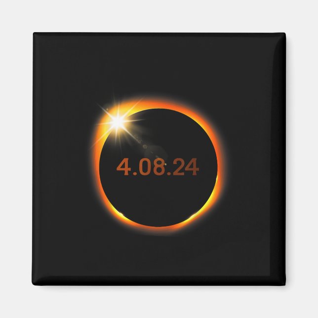 Imã 2024 Solar Eclipse American Totality Primavera 4.0 (Frente)