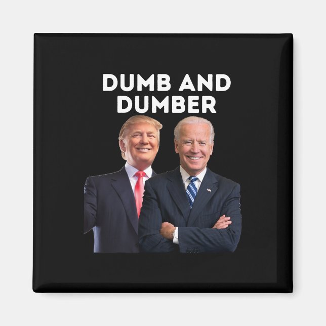 Imã 2024 Trump 2024 Eleição Dumb E Dumber Politics (Frente)