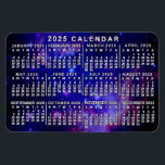 Ímã 2025 Calendário Mensal Nebulosa Espacial Exterior<br><div class="desc">Este ímã flexível do calendário mensal de 2025 anos mostra os dias da semana para cada mês em branco sobre um fundo do espaço externo feito de azul-tinturado da Pequena Nuvem Magelânica. A Pequena Nuvem Maglínica é uma galáxia a cerca de 200.000 anos-luz que orbita nossa própria galáxia espiral da...</div>