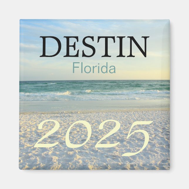 IMÃ 2025 DESTIN FLORIDA MAGNET (Frente)