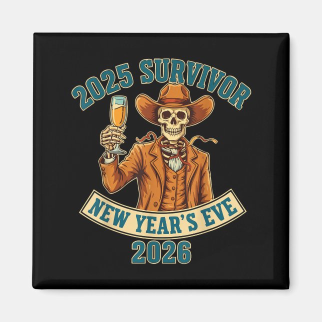 Imã 2025 Survivor New Year's Eve 2026  (Frente)