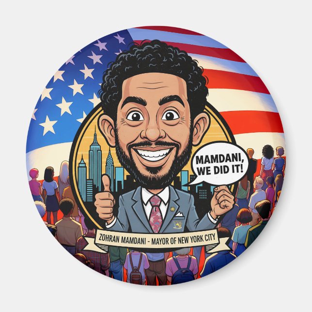 Imã 2025 Zohran Mamdani New York City We Did It! (Frente)