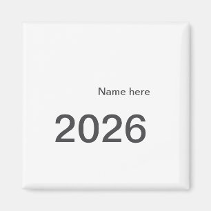 Imã 2026 2027 2028 nome título aqui ano letra negrito