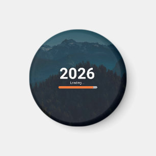 Imã 2026 Carregando… Quase Pronto Ano Novo Divertido