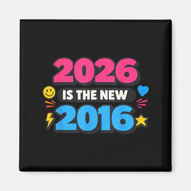 Imã 2026 New 2016 Internet Nostalgia Design (Frente)