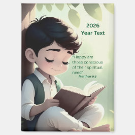Imã 2026 Year Text Boy Reading