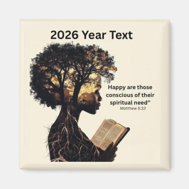 Imã 2026 Year Text Reading (Frente)