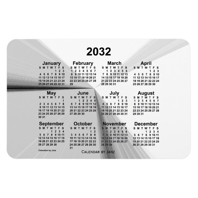 Ímã 2032: calendário de desaparecimento de fumaça por  (Horizontal)