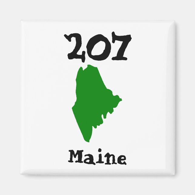 Imã 207, Area Code of Maine (Frente)