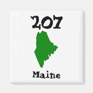 Imã 207, código de área de Maine