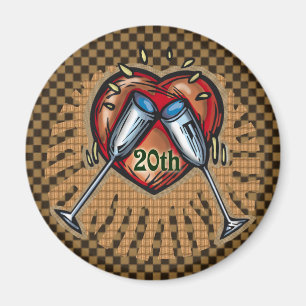 Imã 20o Aniversário de casamento