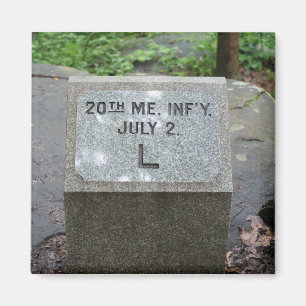 Imã 20o Ímã de Maine Gettysburg