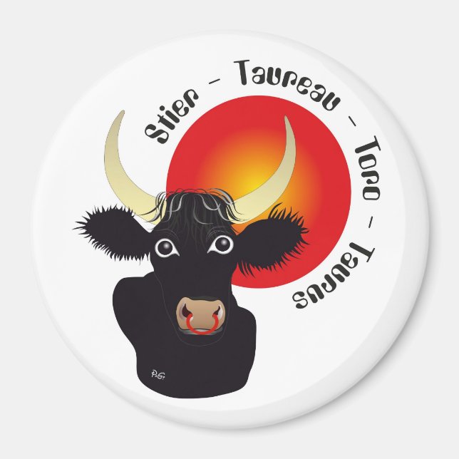 Imã 21 de abril bis 20. Mai Magnet (Frente)