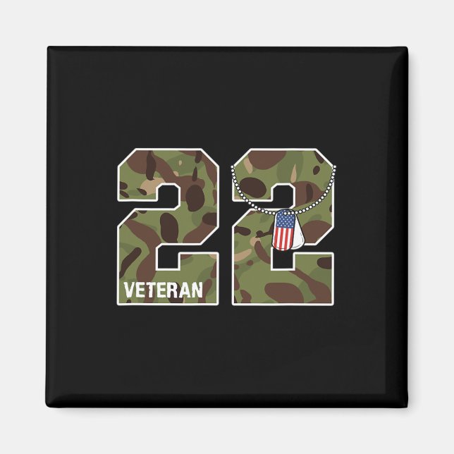 Imã 22 A Day Ptsd Cite Depressão Prevenção Exército Am (Frente)