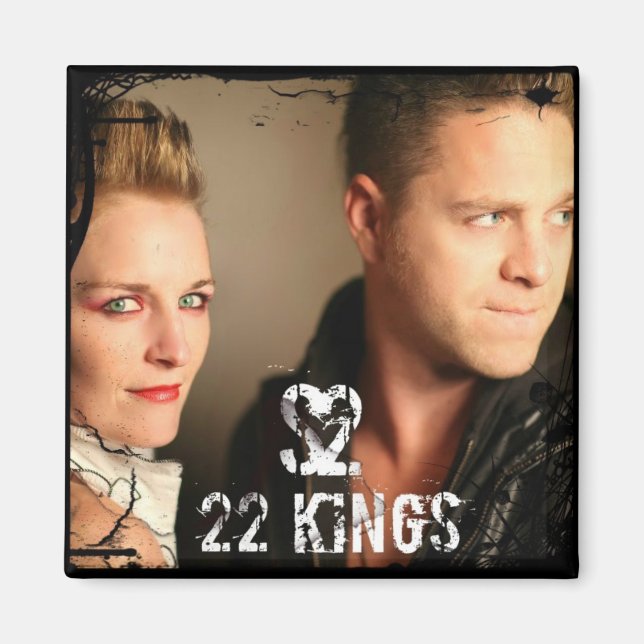 Imã 22 Kings Face Magnet (Frente)