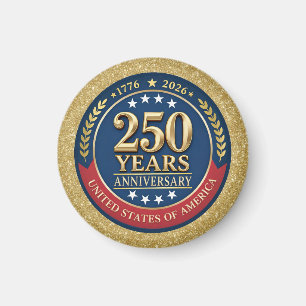 Imã 250º Aniversário EUA Patriótico 1776–2026