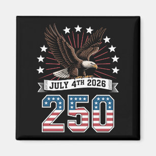 Imã 250º Aniversário Patriótico 4 De Julho 1776 2026
