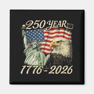 Imã 250 Anos 1776 2026 Aniversário de 250 anos 4 de Ju