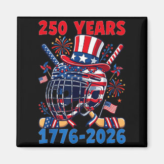 Imã 250 Anos 1776 2026 Aniversário de 250 anos de Hóqu