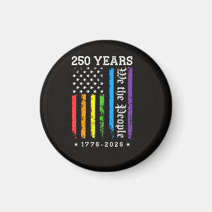 Imã 250 Anos de 250º Aniversário Americano LGBT Pr