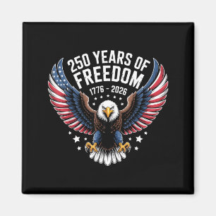 Imã 250 anos de liberdade nos eua 1776–2026 águia patr