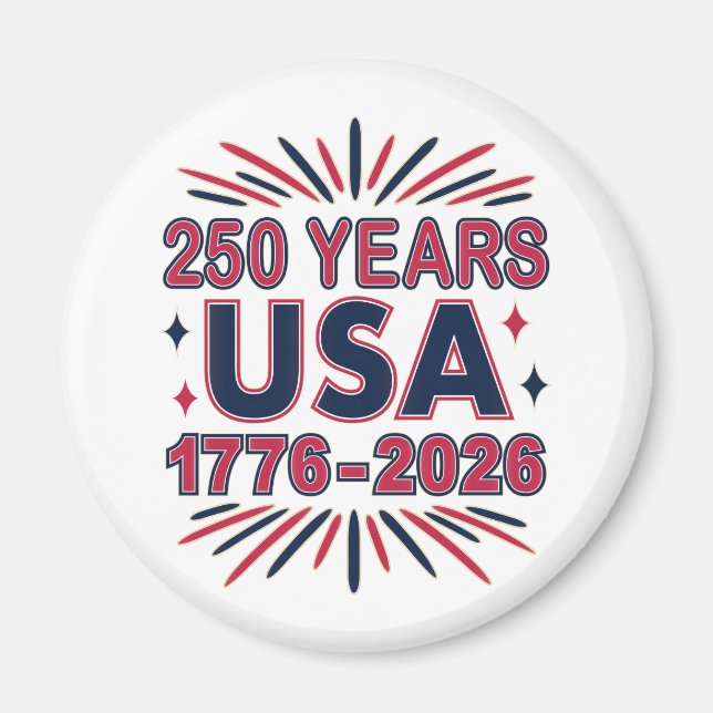 Imã 250 Anos EUA | 1776–2026 Semiquincentenário (Frente)