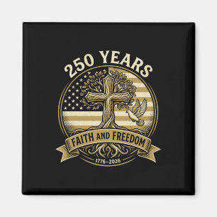 Imã 250 Anos Fé E Liberdade Cristã EUA 250º Aniversári