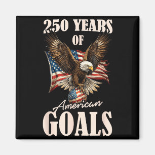 Imã 250 Anos Usa Futebol Águia Aniversário 250º 4º