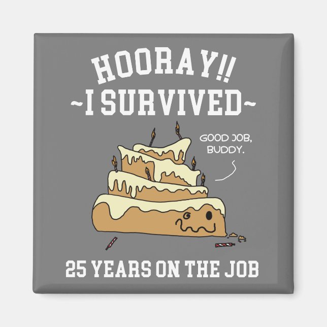 Imã 25 Anos no Trabalho 25º Aniversário de Trabalho (Frente)