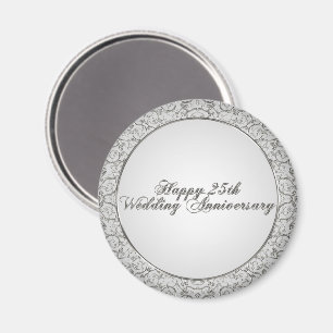 Imã 25o Ímã do aniversário de casamento